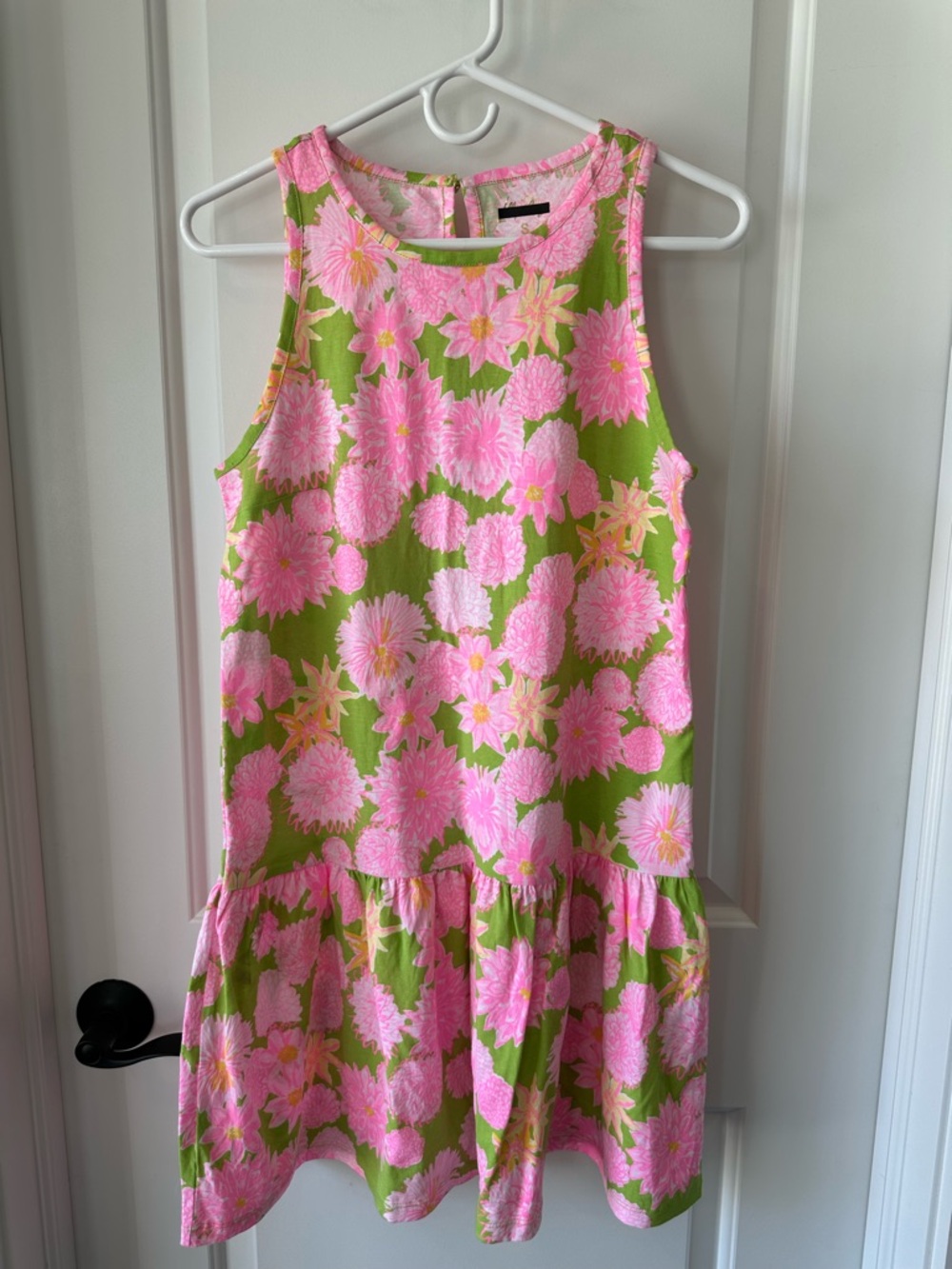 Lilly Pulitzer New Pink & Green Floral Sleeveless Dress